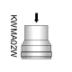 Ferroli KWMA02W szűkítő 60/80 PPS (kondenzációs)