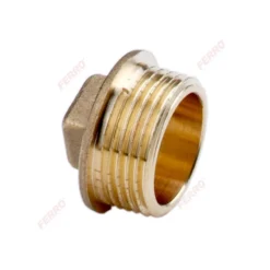 FERRO 3/4" végdugó réz