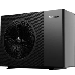 SPRSUN 9 kW monoblokk hőszivattyú 220V R290 keringtető szivattyúval Carel